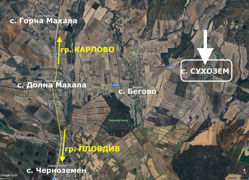 Продава се Парцел в с. Сухозем, Област Пловдив - 820 кв.м за 7 €/кв.м - Снимка #8