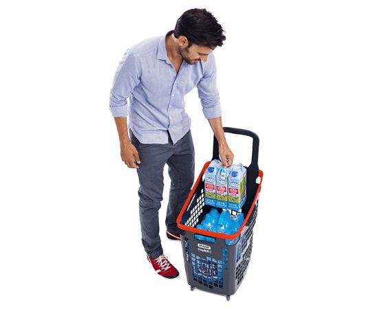 Корзина покупательская с ручкой 65 л (Испания)