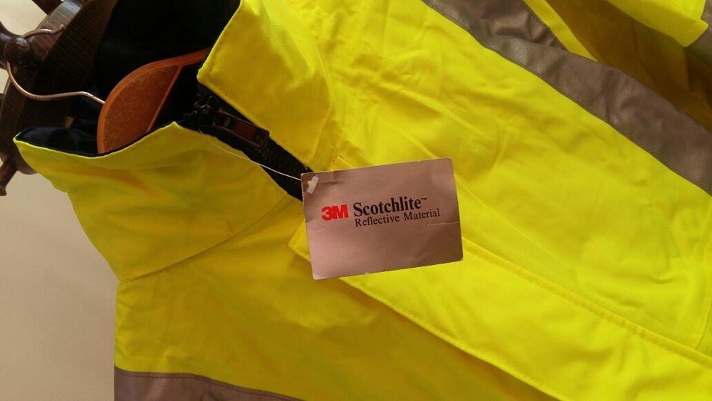 Geaca reflectorizanta 3M benzi rezistente galben
