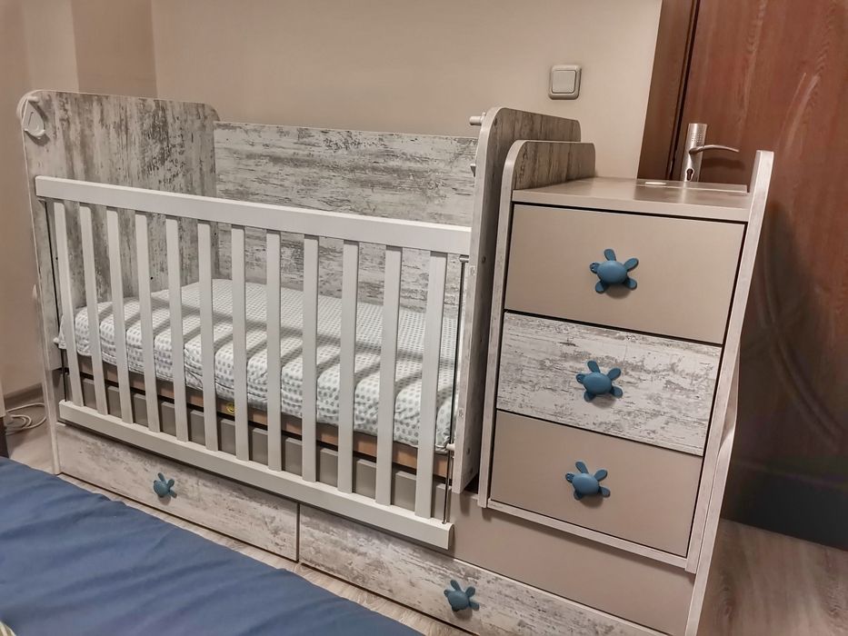 Бебешко легло люлка Флоренция 60X120 СМ кошара с матрак