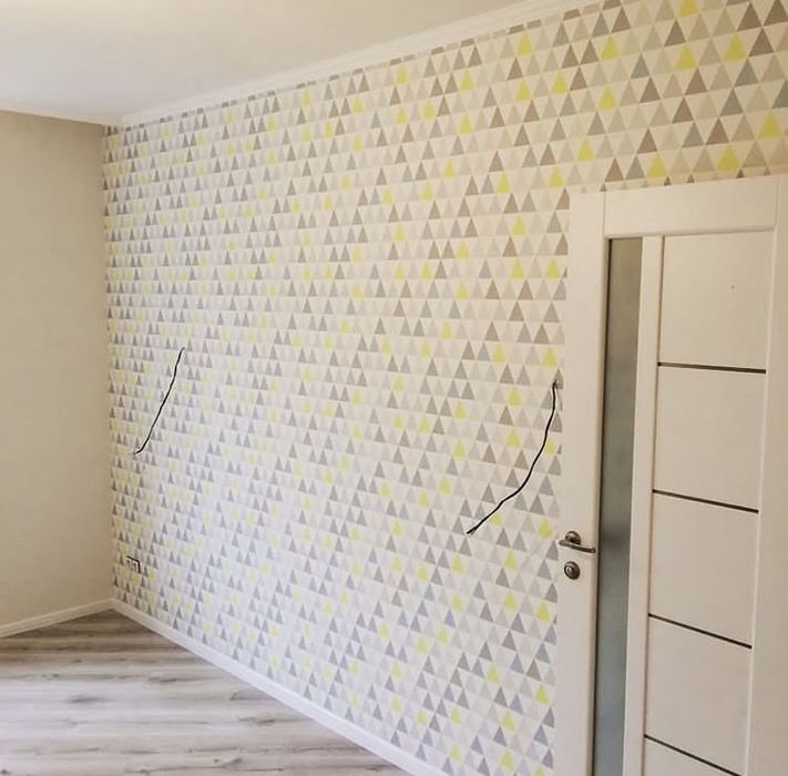 Поклейка обоев