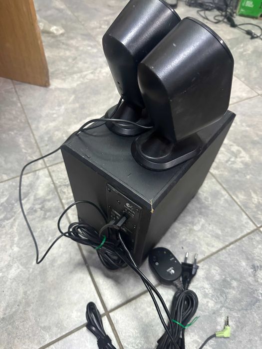 Тонколони , буфер Logitech X-210 2.1 за компютър