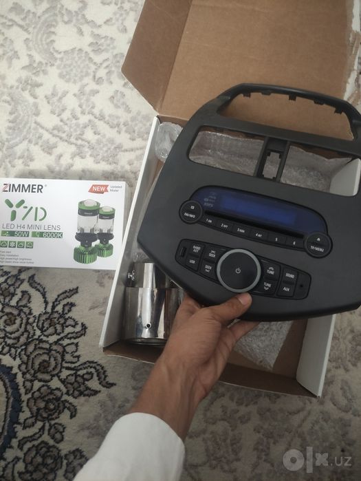Zimmer Led H4 yengi ishlatilmagan  spark mafon ramka glushitel nasadka