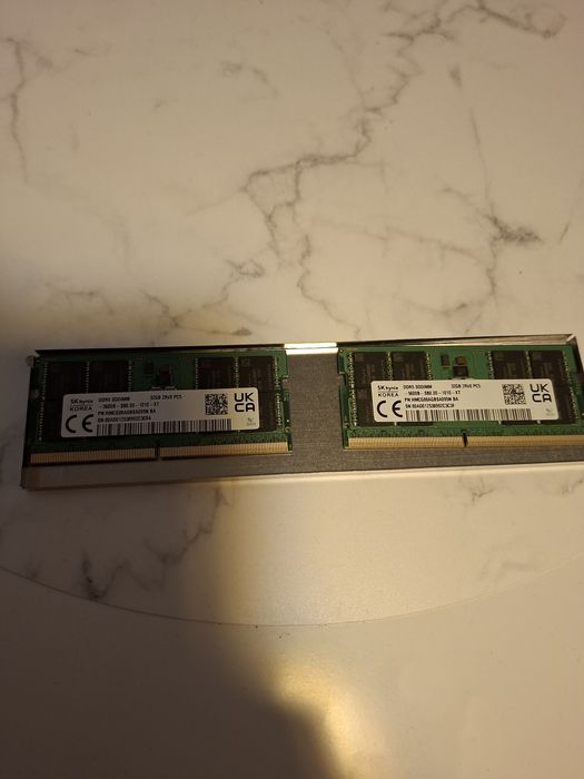 Memorii laptop Skhynix 32Gb DDR5 la 5600Mhz