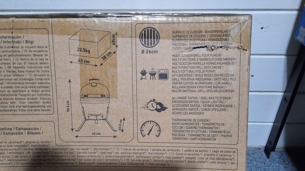 Gratar ceramica kamado osaka NOU