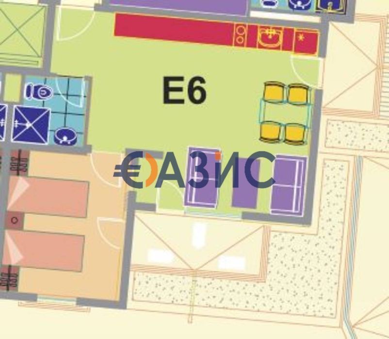 Апартамент с 1 спалня в комплекс Серена Резиденс, Созопол, България,