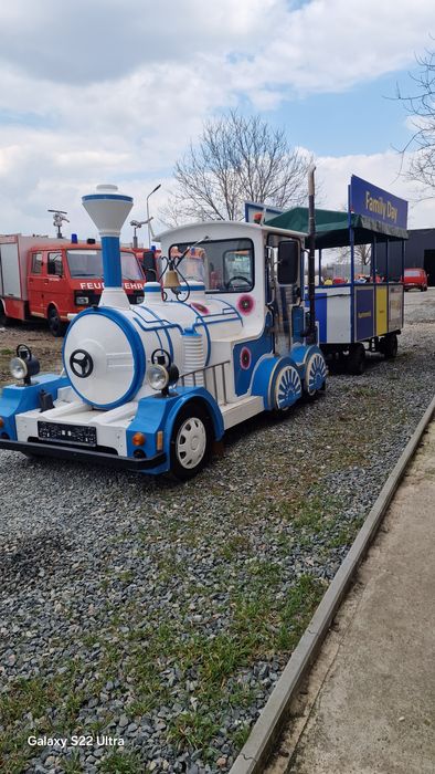 Trenulet  agrement turistic original fab Dotto benzina + 1 Vagon