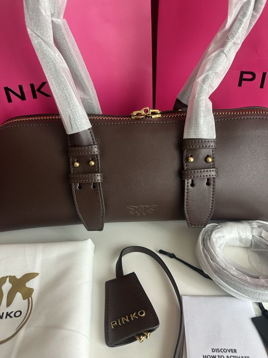 PINKO Escape Bag – голяма кожена чанта | ОРИГИНАЛ | Код: 204