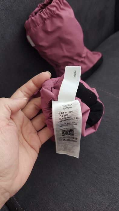 Продам зимние пинетки REIMA