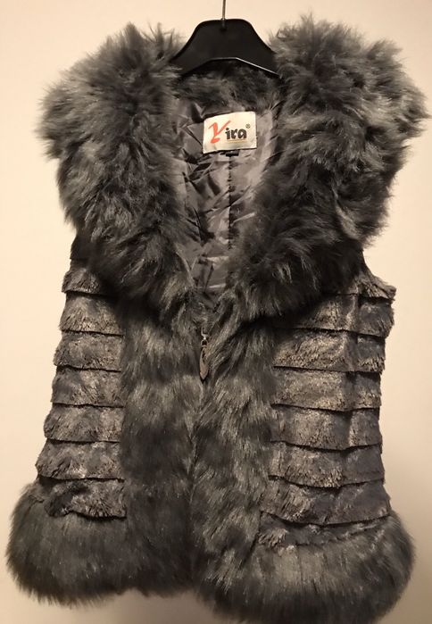 Vesta de blana sintetica