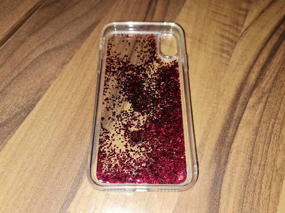 Husa originala Guess Liquid Glitter Case Apple iPhone X iPhone Xs