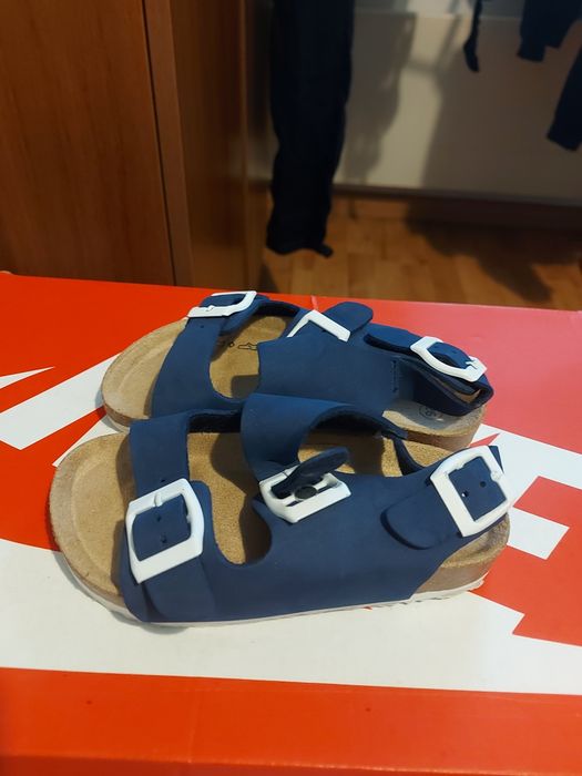 Детски сандали тъмно сини