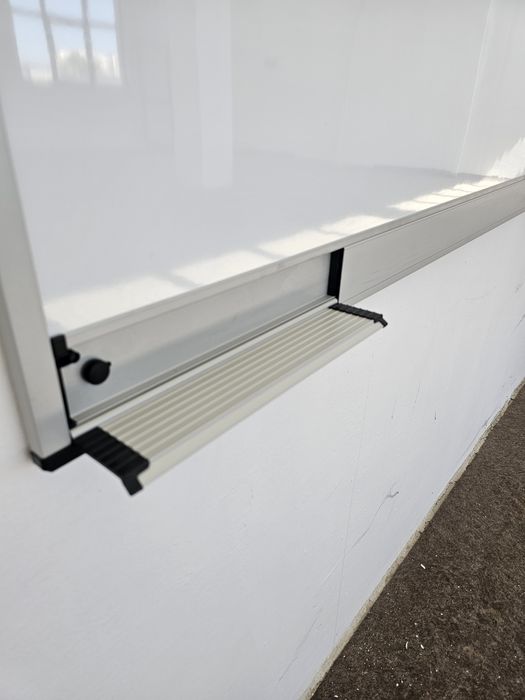 Магнитна бяла дъска лакирана метална повърхност размер 120 см х 240 см