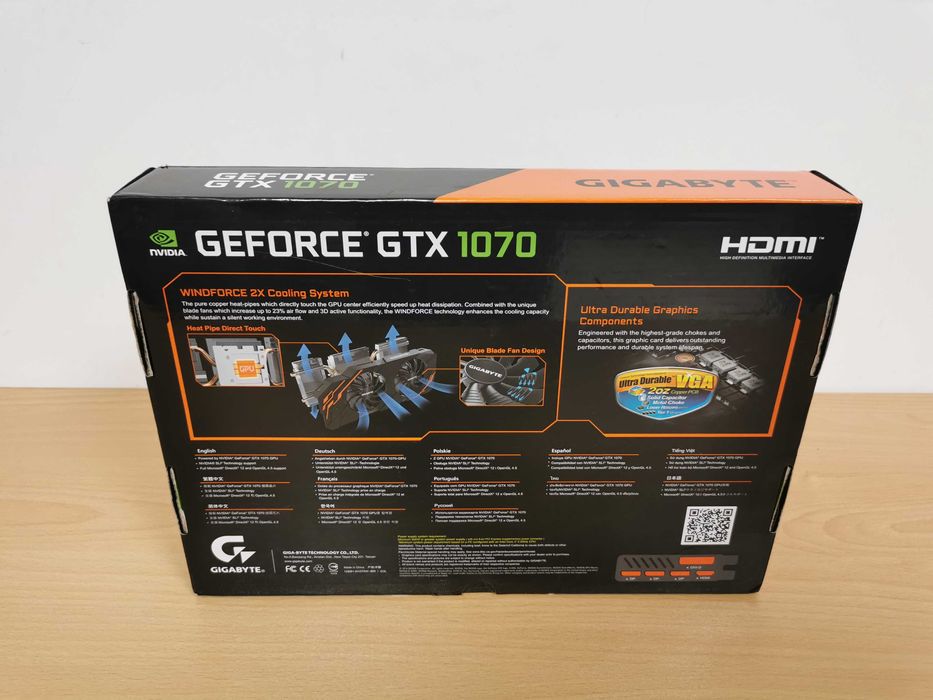 Gigabyte GTX 1070 WF2 OC 8GB видео карта