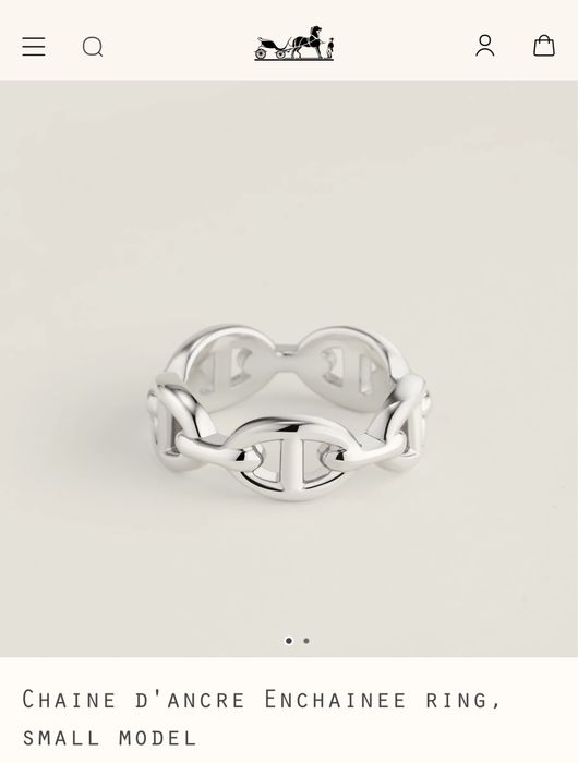 Chaine d'ancre Enchainee пръстени