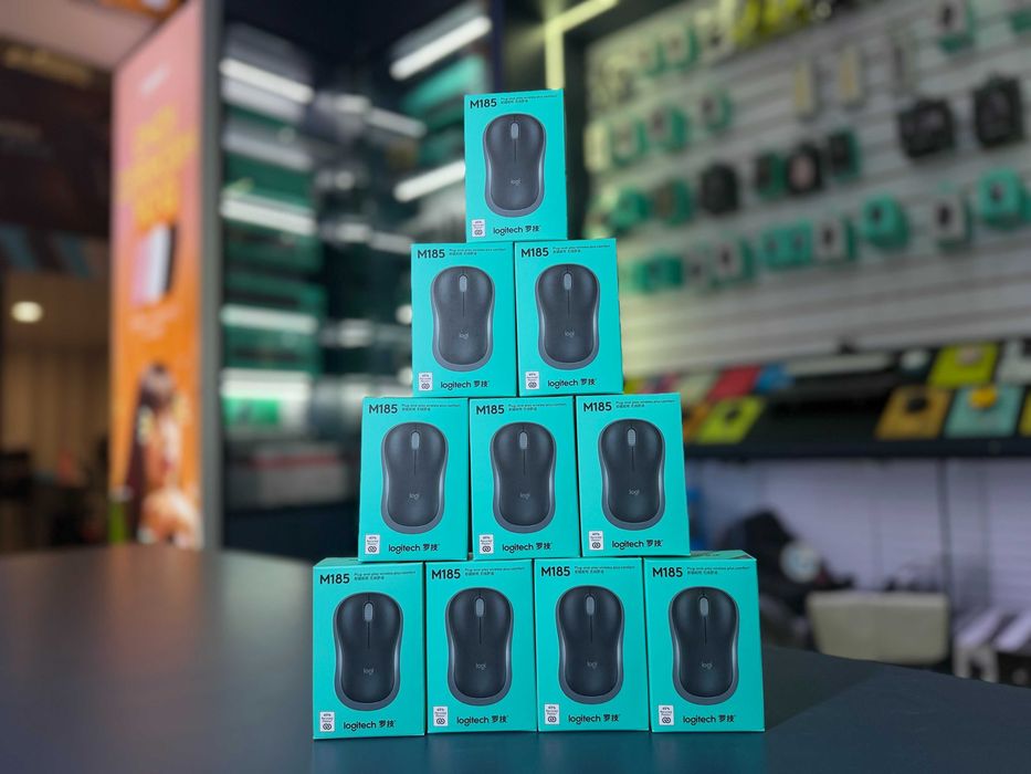LOGITECH M185 Компактная мышь беспородная .