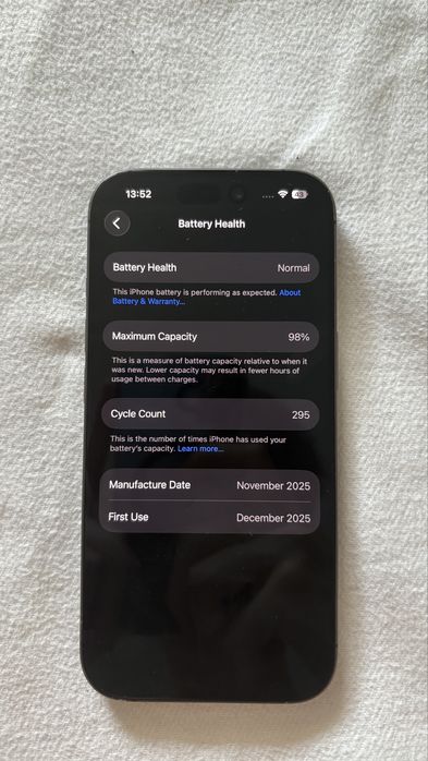 Vand iphone 17 256 GB