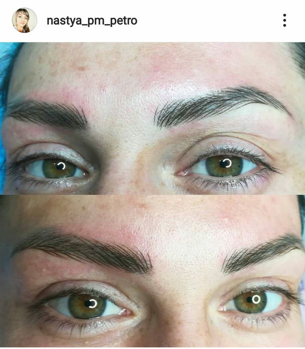 Татуаж бровей век губ