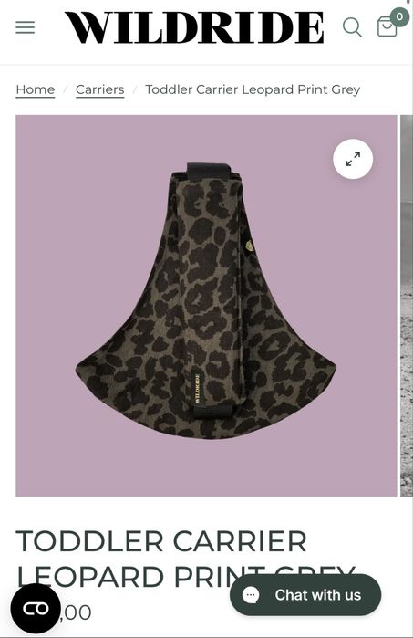 Носилка за дете тип кенгуру