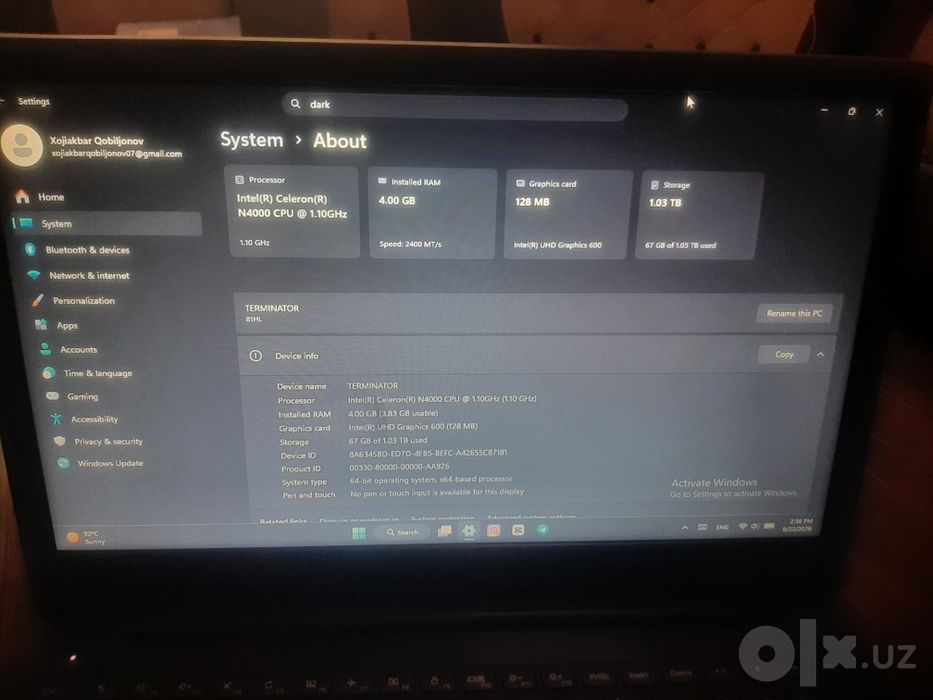 Lenovo H81L Holati Yaxshi