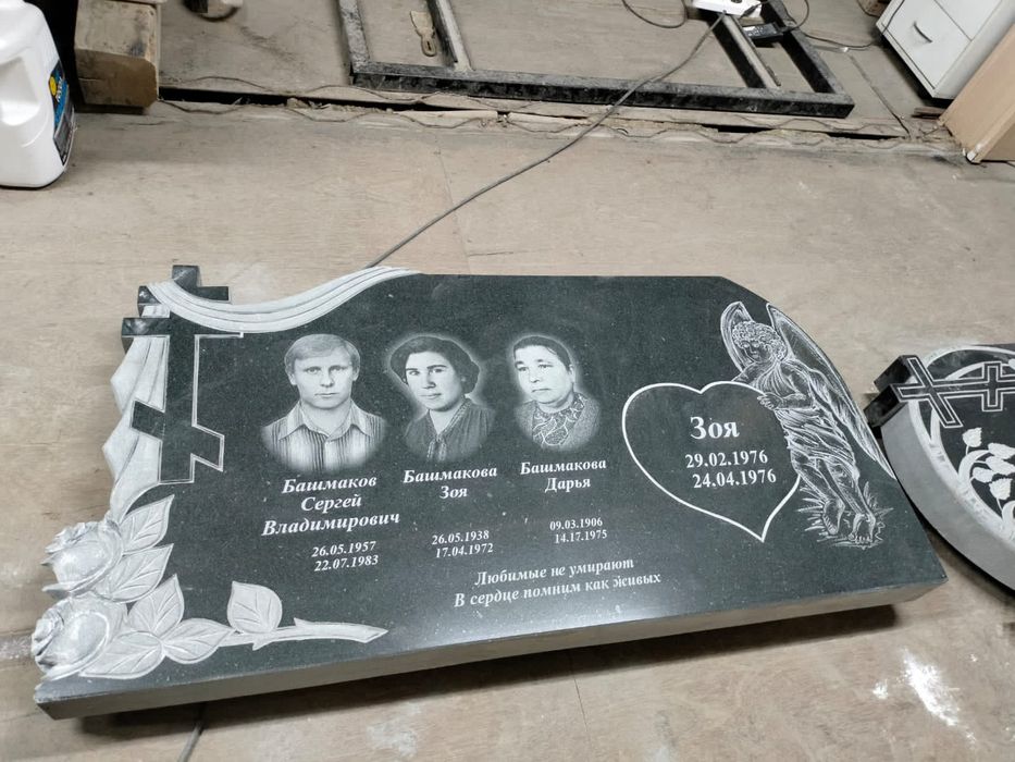 Памятники оградки кресты