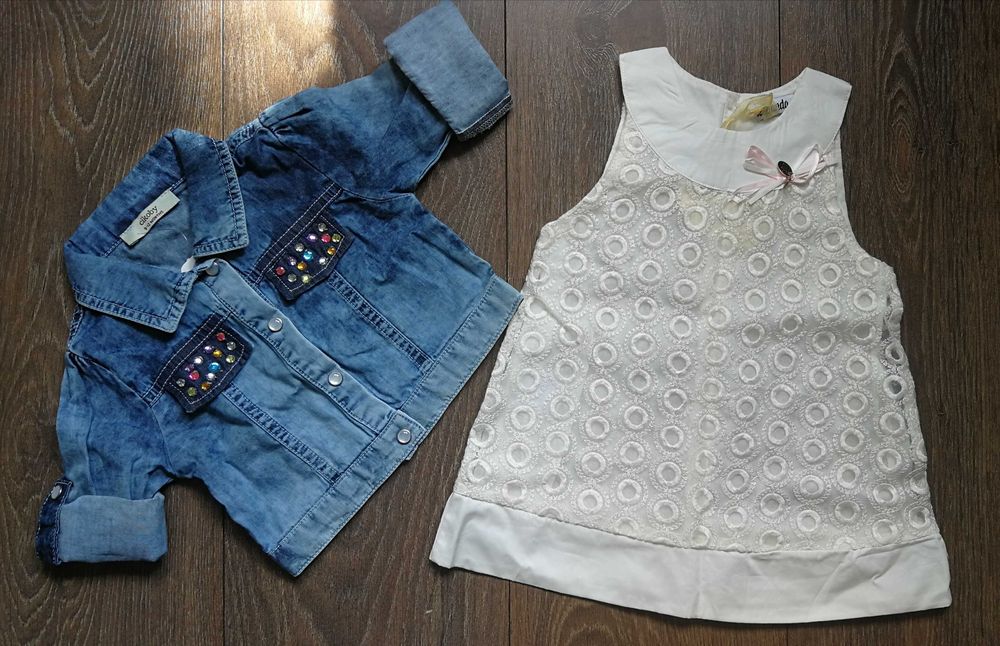 НОВИ бебешки риза и блуза размер 9-12 мес.