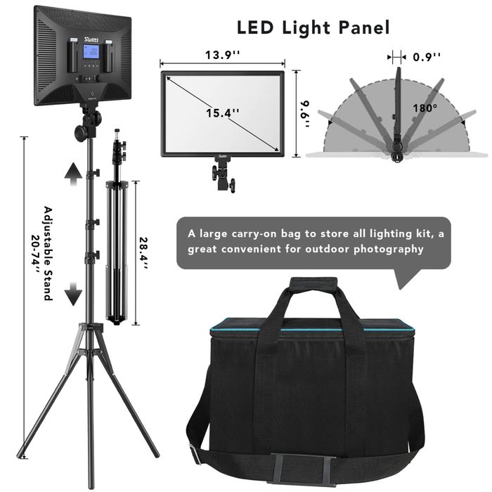 2бр. Професионално диодно осветелние. Видео. Фото. Подкаст. грим. влог