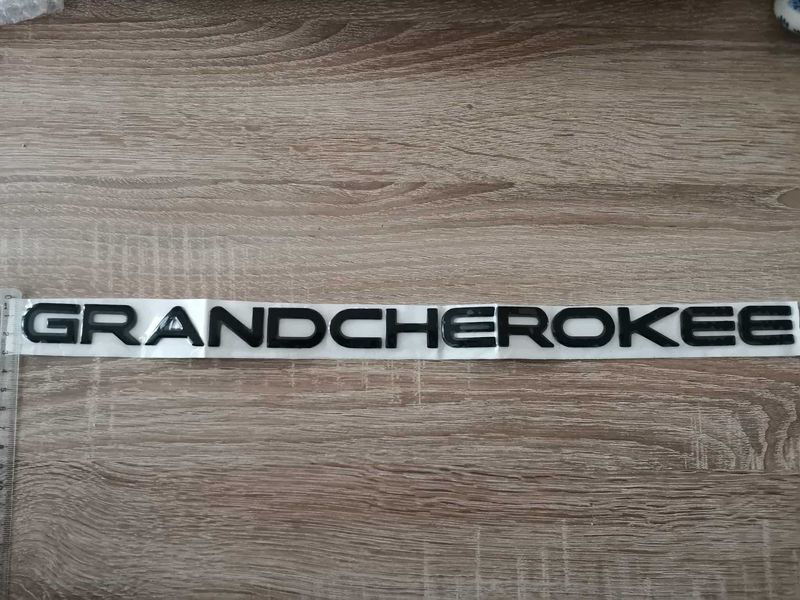 черен надпис Jeep Grand Cherokee стар стил
