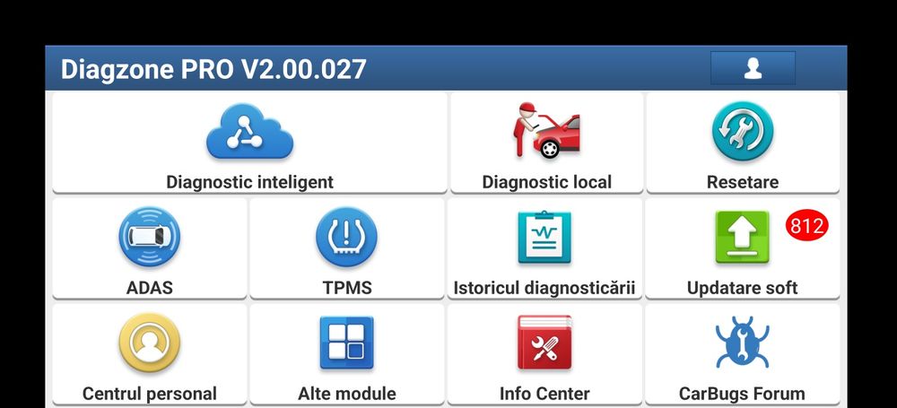 Diagzone Pro V2, diagnoza 2 ani actualizări! 2026...2028.