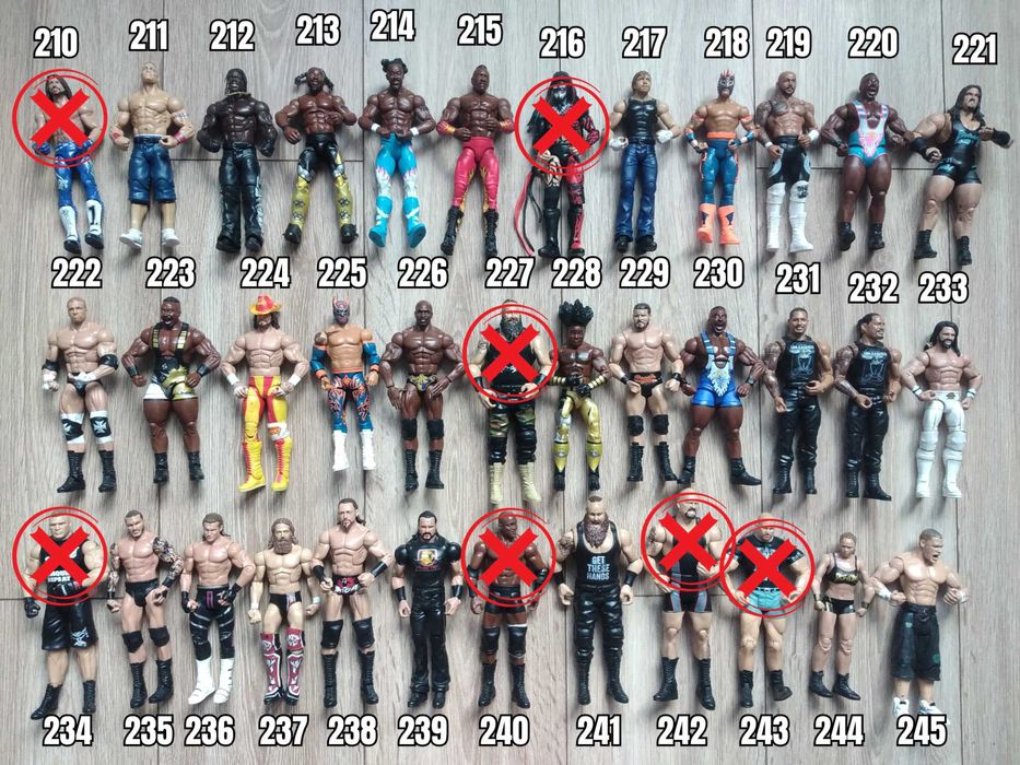 Екшън Фигурки WWE Кеч Pro-Wrestling Action Figures Reigns HHH Cena 2/3