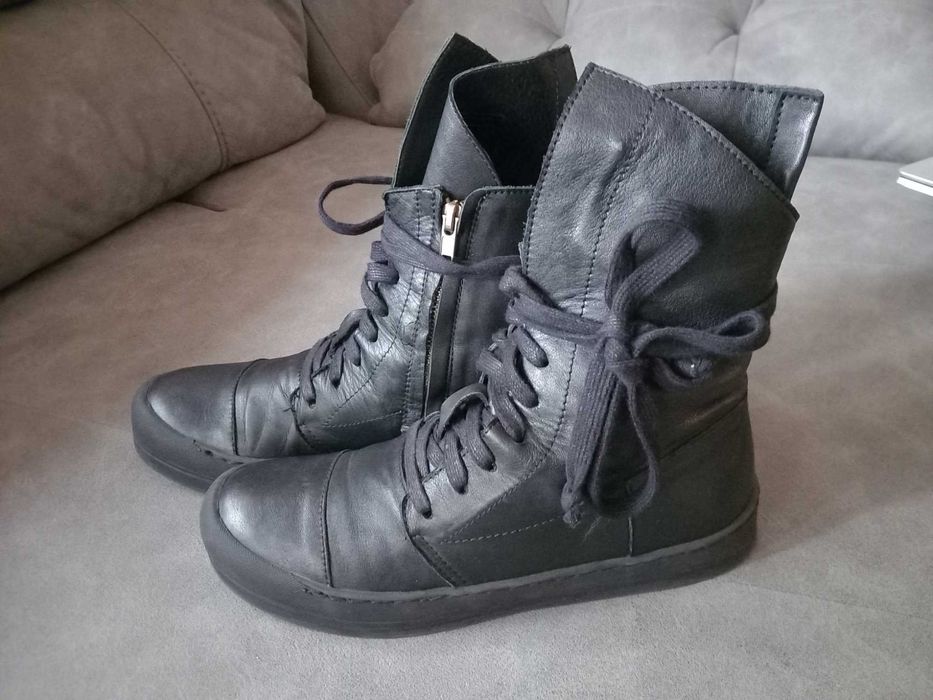 Дамски високи кецове Navvi от естествена кожа – №39