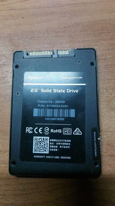 Продам ssd на 256 гб отличные