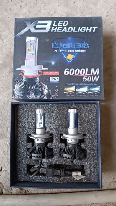 Лэд лампы цоколь Н4