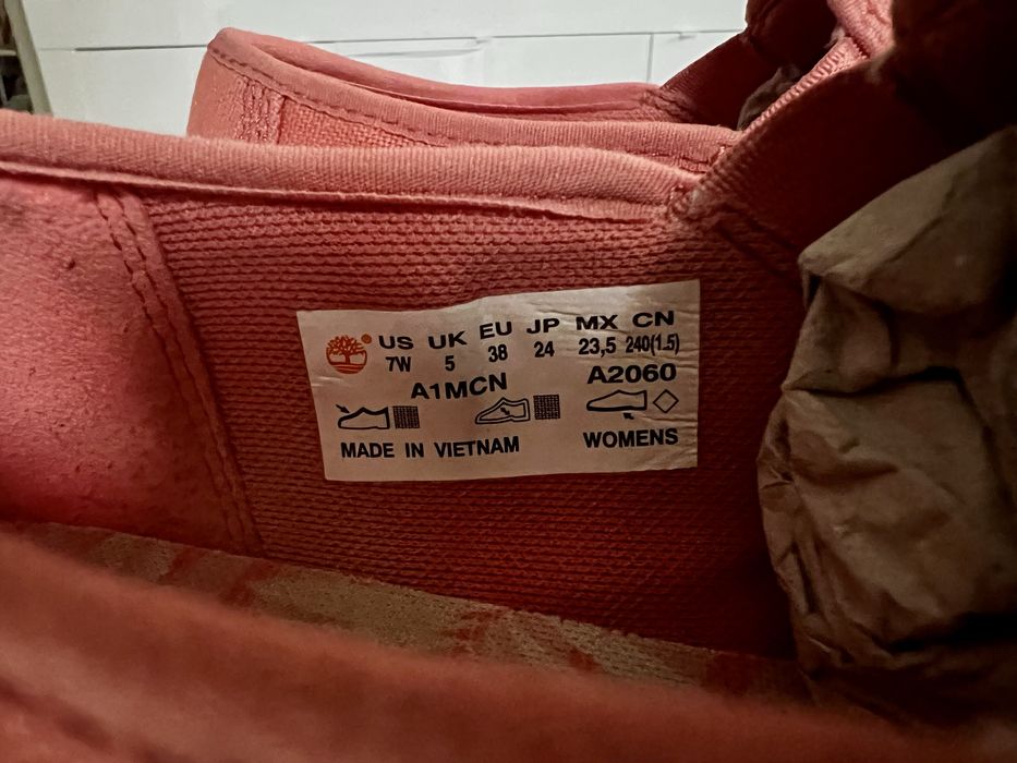 Expadrile roz Timberland