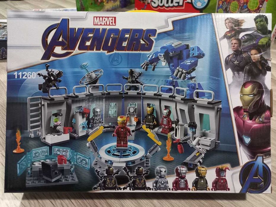 Конструктор "Лаборатория Железного человека" 608 деталей Avengers