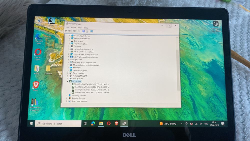 Laptop Dell i5 256gb