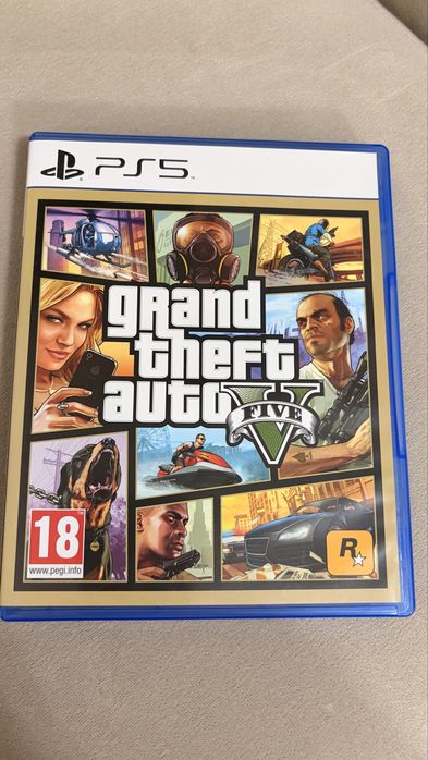диск GTA 5 (Grand Theft Auto V) на PS5