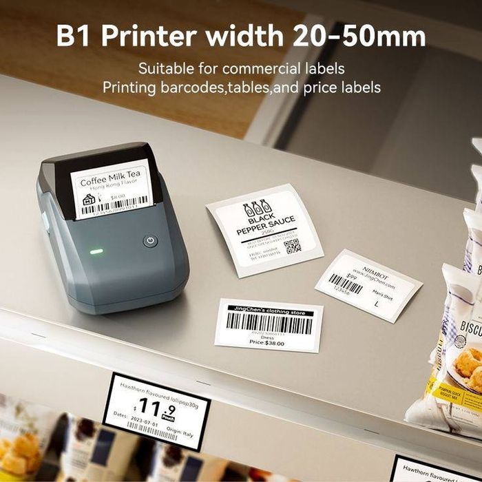 Niimbot b1 termoprinter + samakley qog'ozi bilan