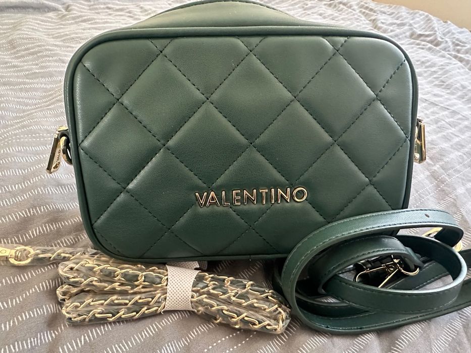 Valentino дамска чанта - нова, неносена, тъмнозелена