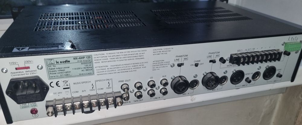 IC Audio MX-AMP 120 микшер усилитель
