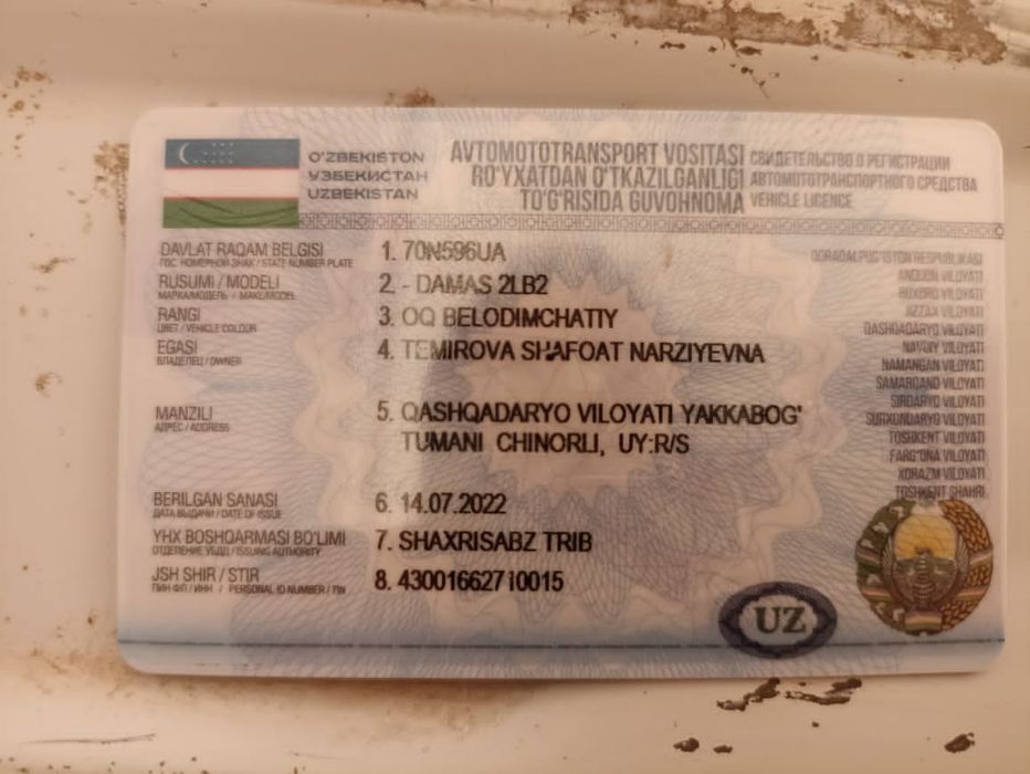 Labo moshina sotiladi.Yili yangi