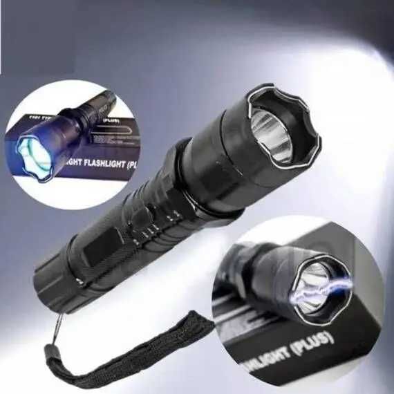 Lanterna LED cu Electrosoc, Camping, 1000KV, 10W, Husa