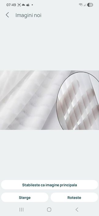 Perdea nouă,4 bucăți total 5.6 metri lungime