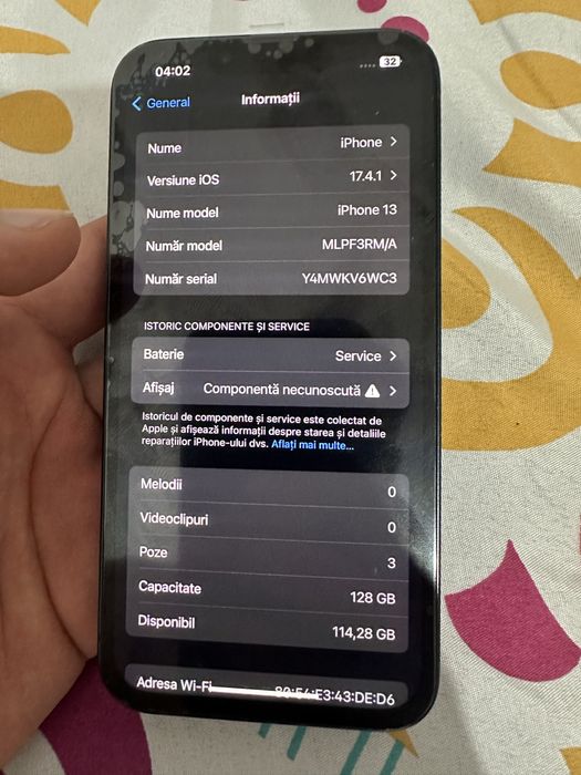 iPhone 13 albastru 128gb