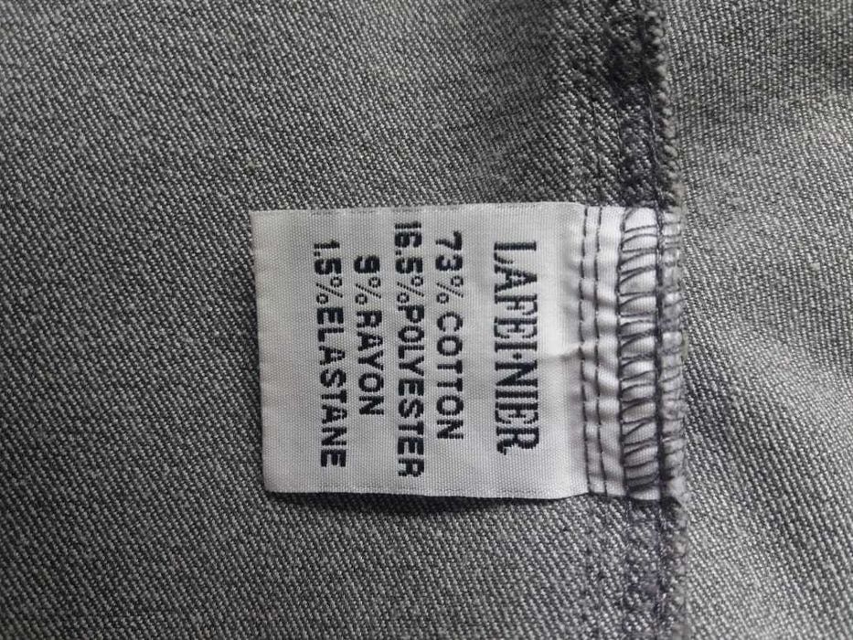 Джинсовый пиджак с юбкой