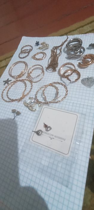 Бижутерия серьги и пару кулонов цена за все