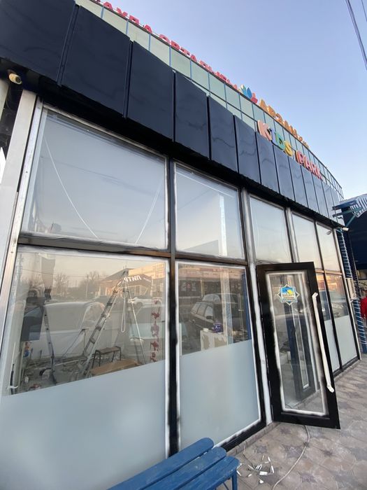 Покраска ворота и еврозабора