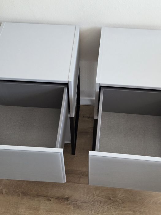 Noptieră nouă gri lux