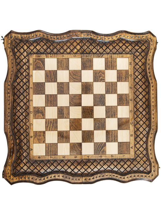 Joc sah si table din lemn masiv lucrate manual. Set sah Diamond  10011