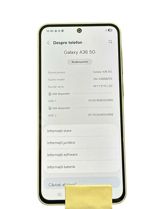 Samsung A36 128Gb / Amanet Cashbook Deva